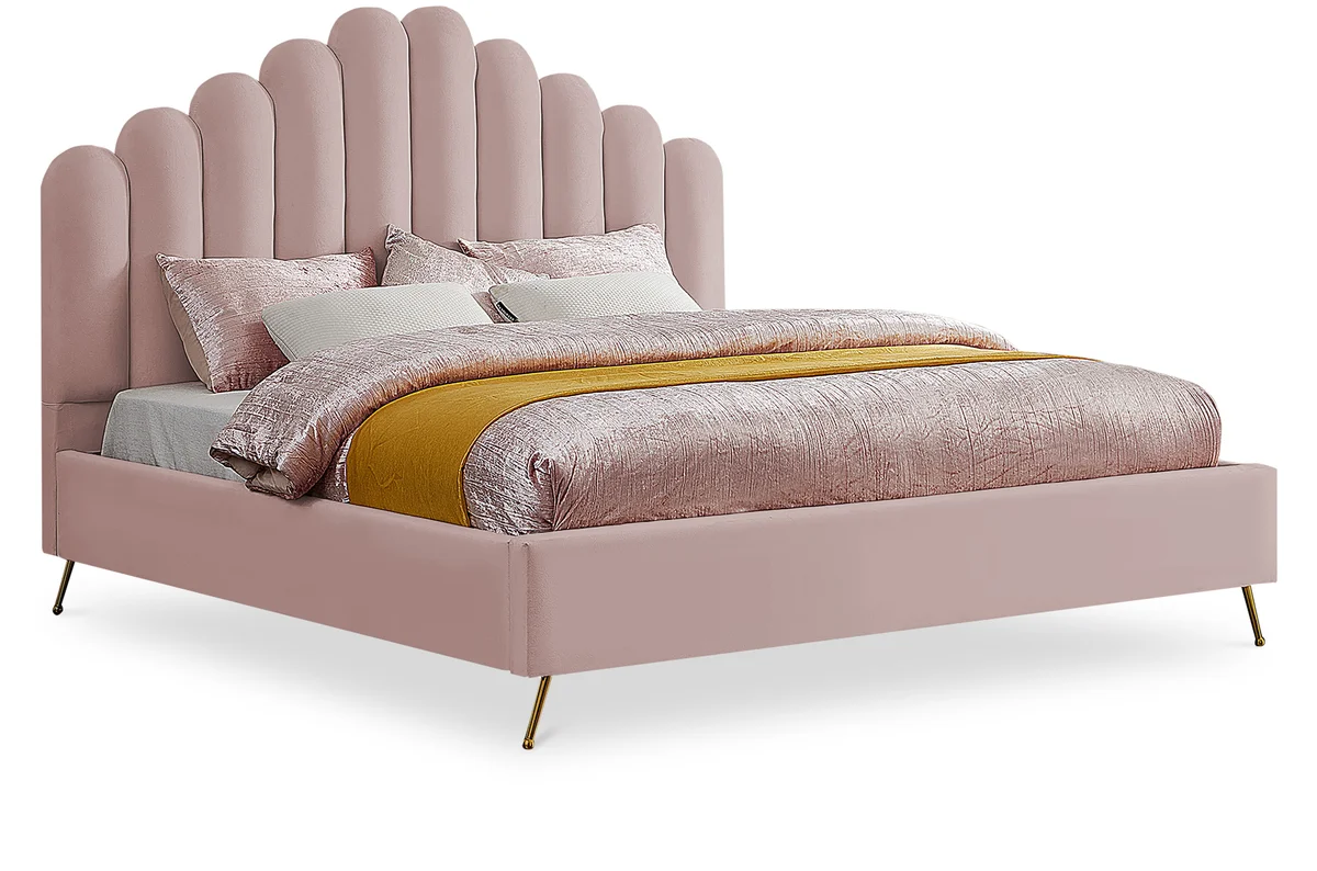 Lily - King Bed - Pink