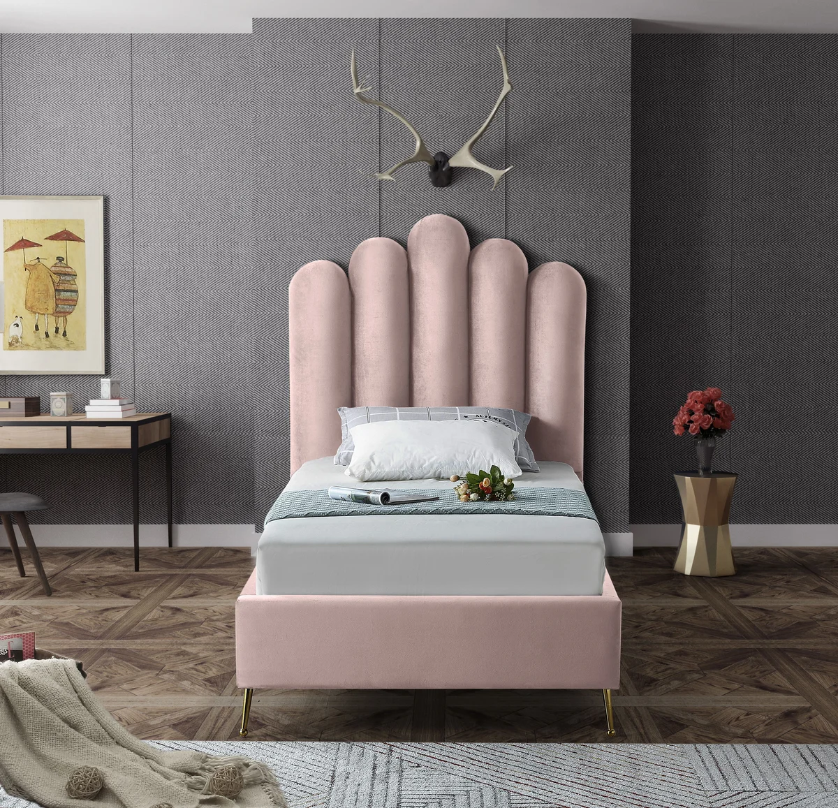 Lily - Twin Bed - Pink