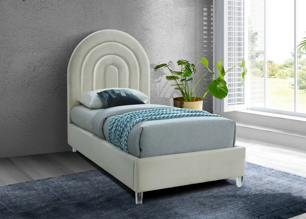 Rainbow - Twin Bed - Cream - View 2