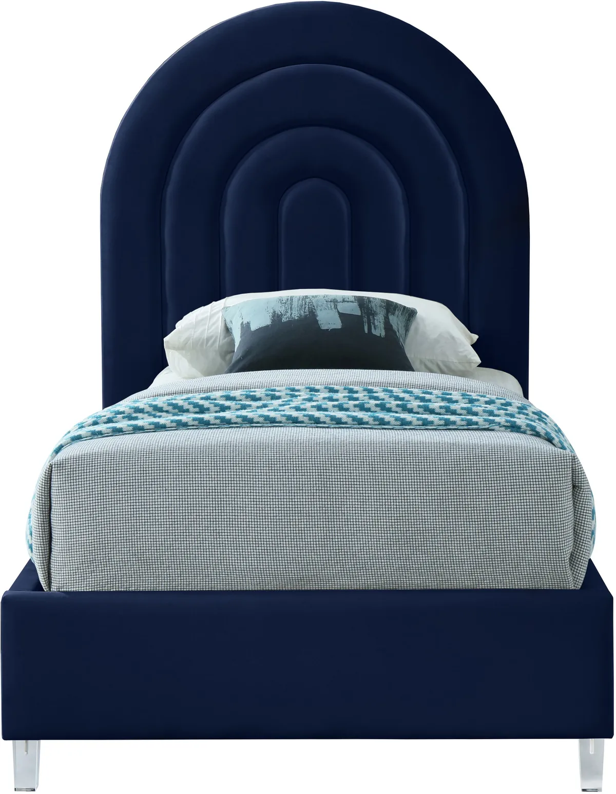Rainbow - Twin Bed - Navy