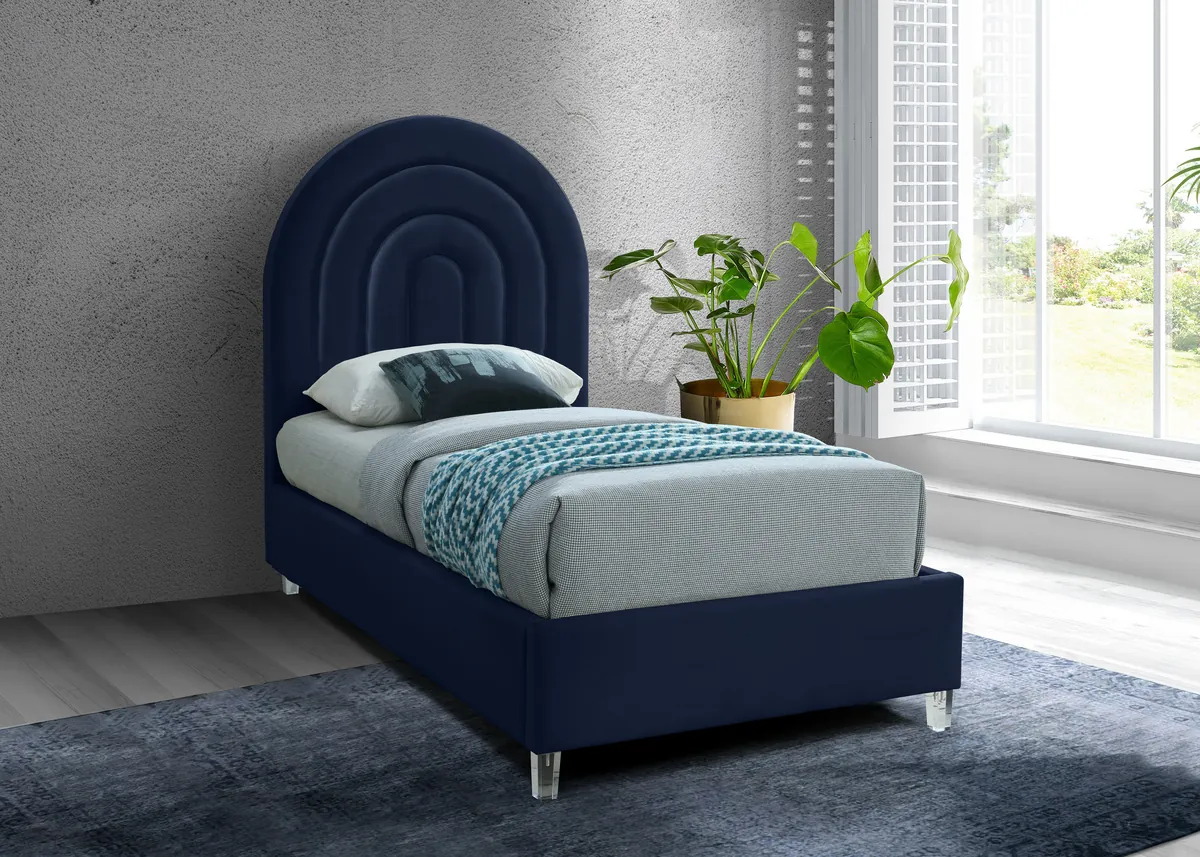 Rainbow - Twin Bed - Navy - View 2