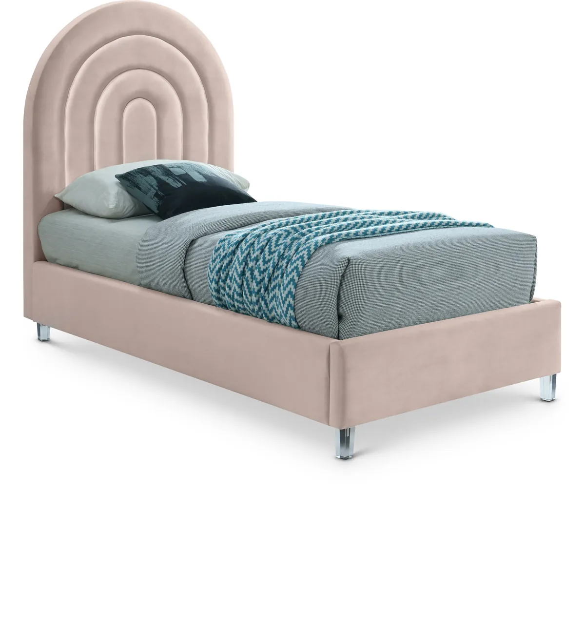 Rainbow - Twin Bed - Pink