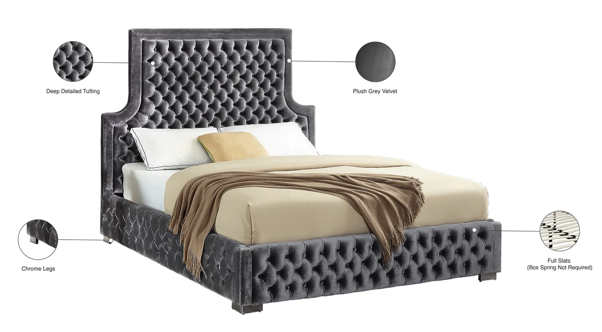 Sedona - King Bed - Gray