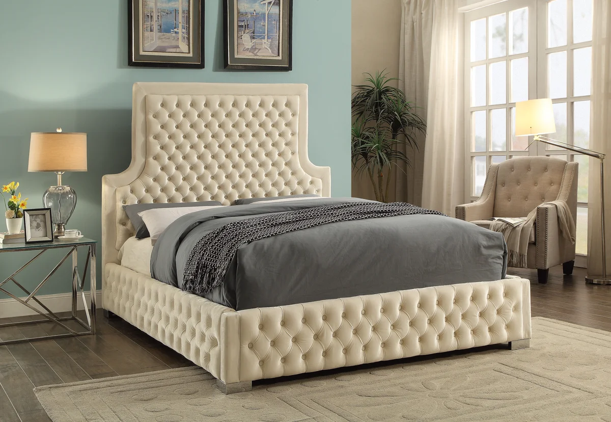 Sedona - Queen Bed - Cream - View 2