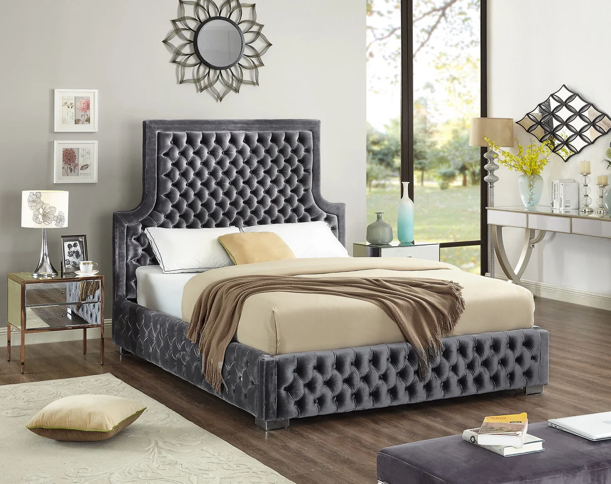 Sedona - Queen Bed - Gray - View 2