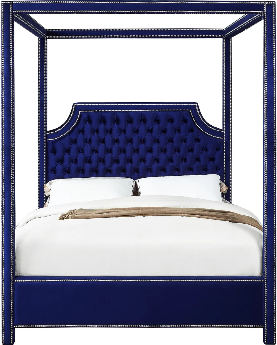 Rowan - Queen Bed - Navy - View 2