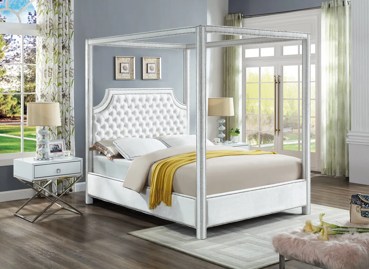 Rowan - Queen Bed - White