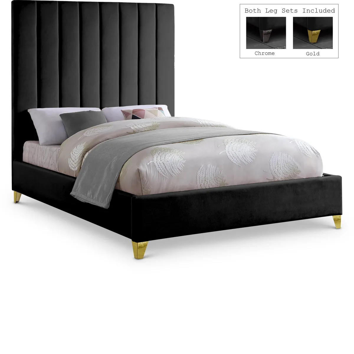 Via - King Bed - Black
