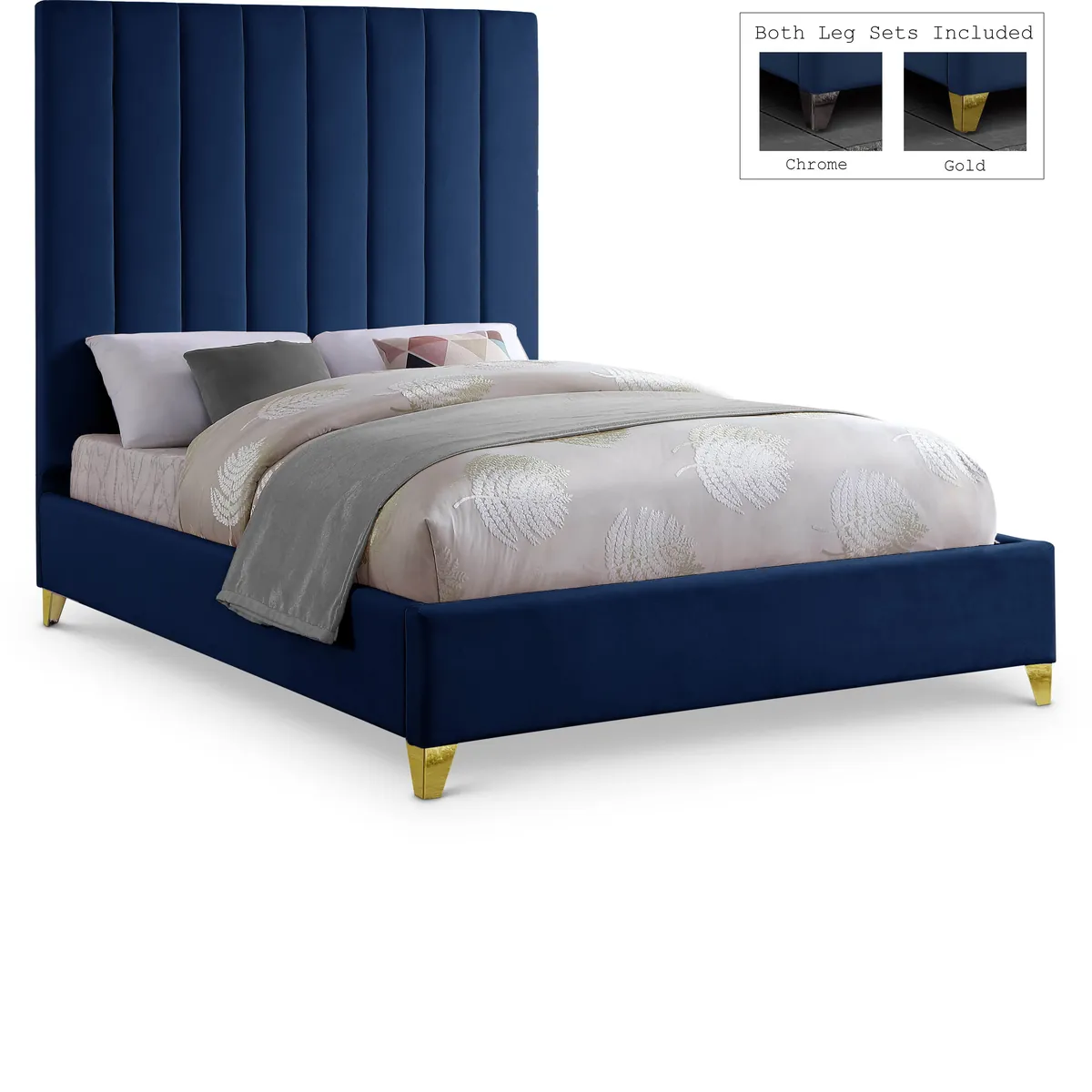 Via - Full Bed - Navy
