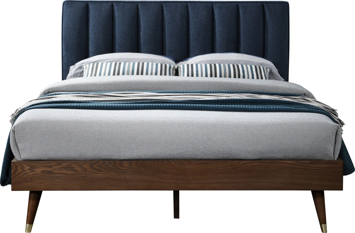 Vance - King Bed - Navy