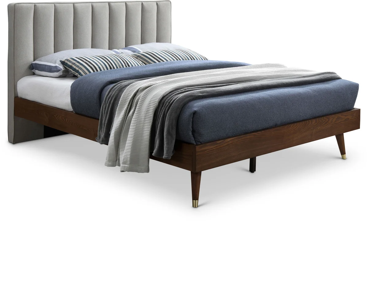 Vance - Queen Bed - Beige