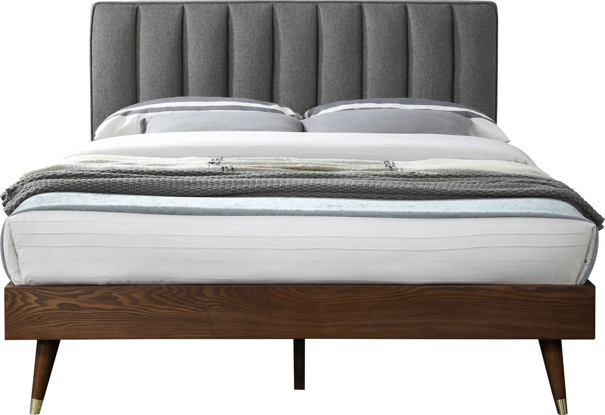 Vance - King Bed - Gray
