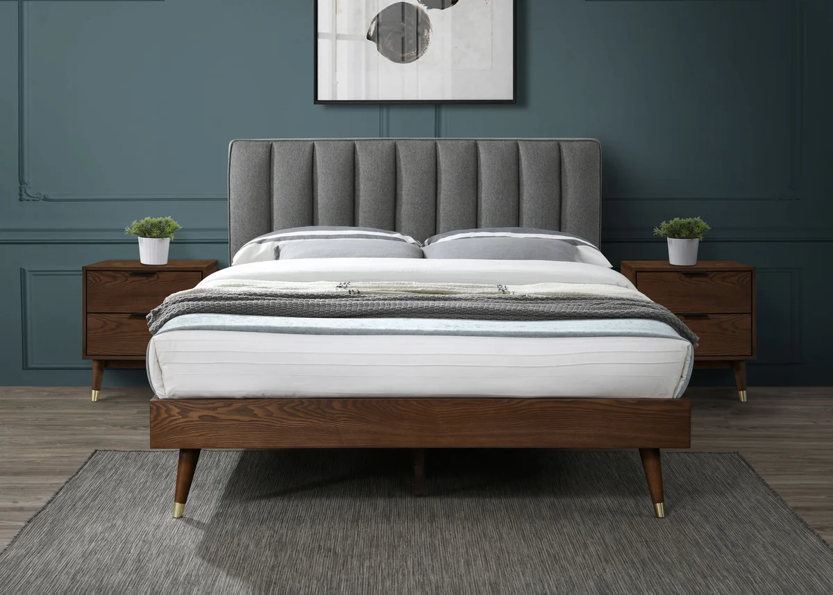Vance - King Bed - Gray