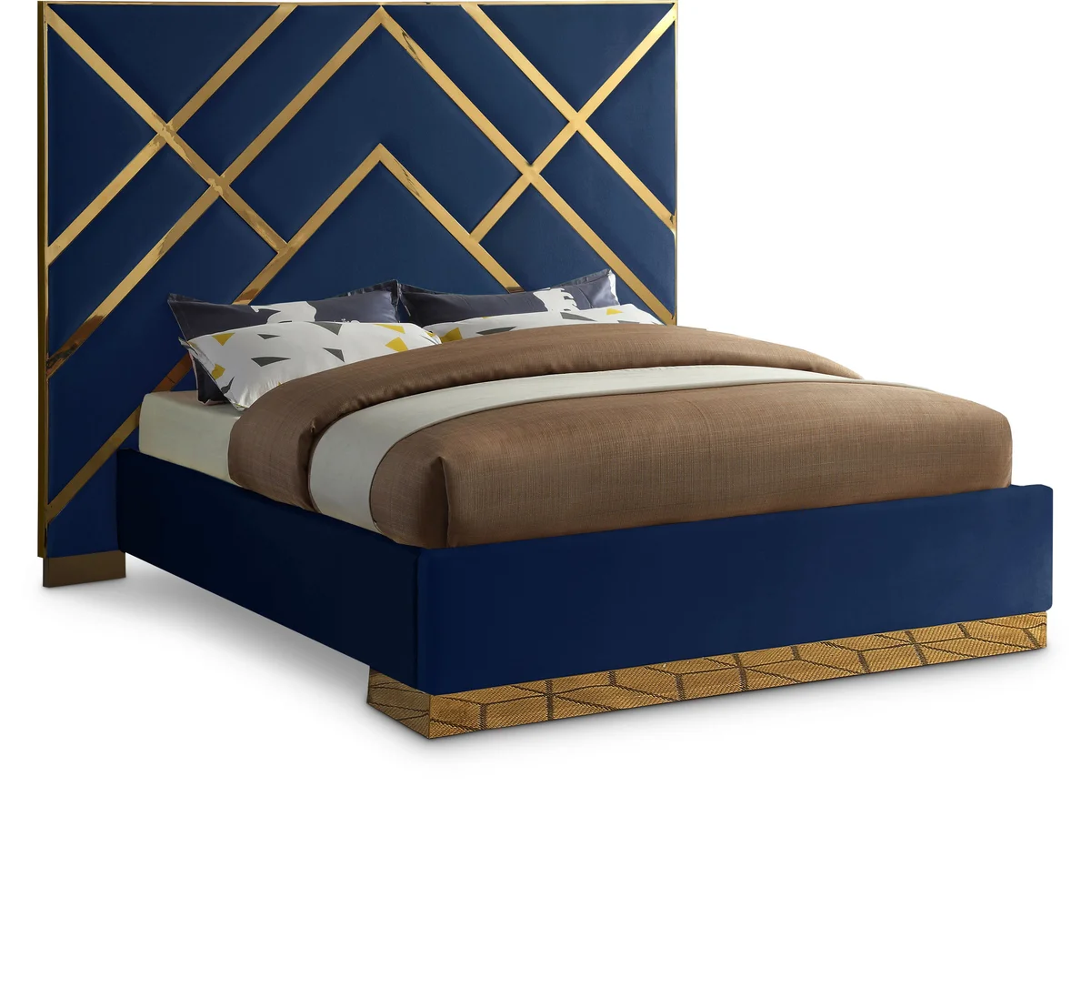 Vector - Queen Bed - Navy