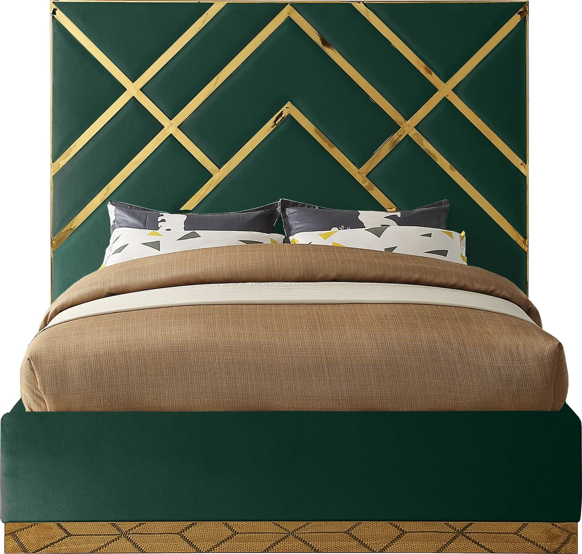 Vector - King Bed - Green