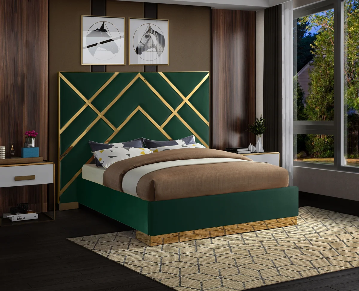 Vector - King Bed - Green - View 2
