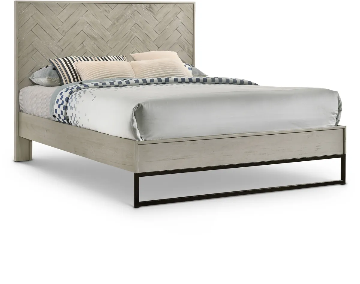 Weston - King Bed - Gray Stone