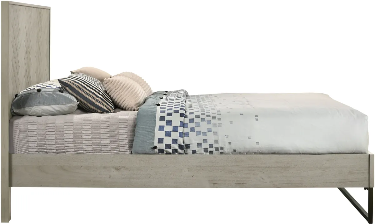 Weston - King Bed - Gray Stone