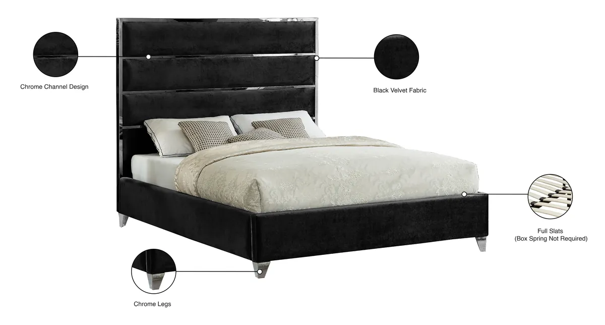 Zuma - Full Bed - Black