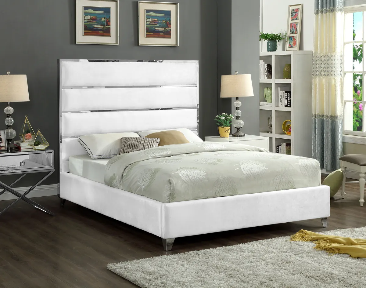 Zuma - Queen Bed - White - View 2
