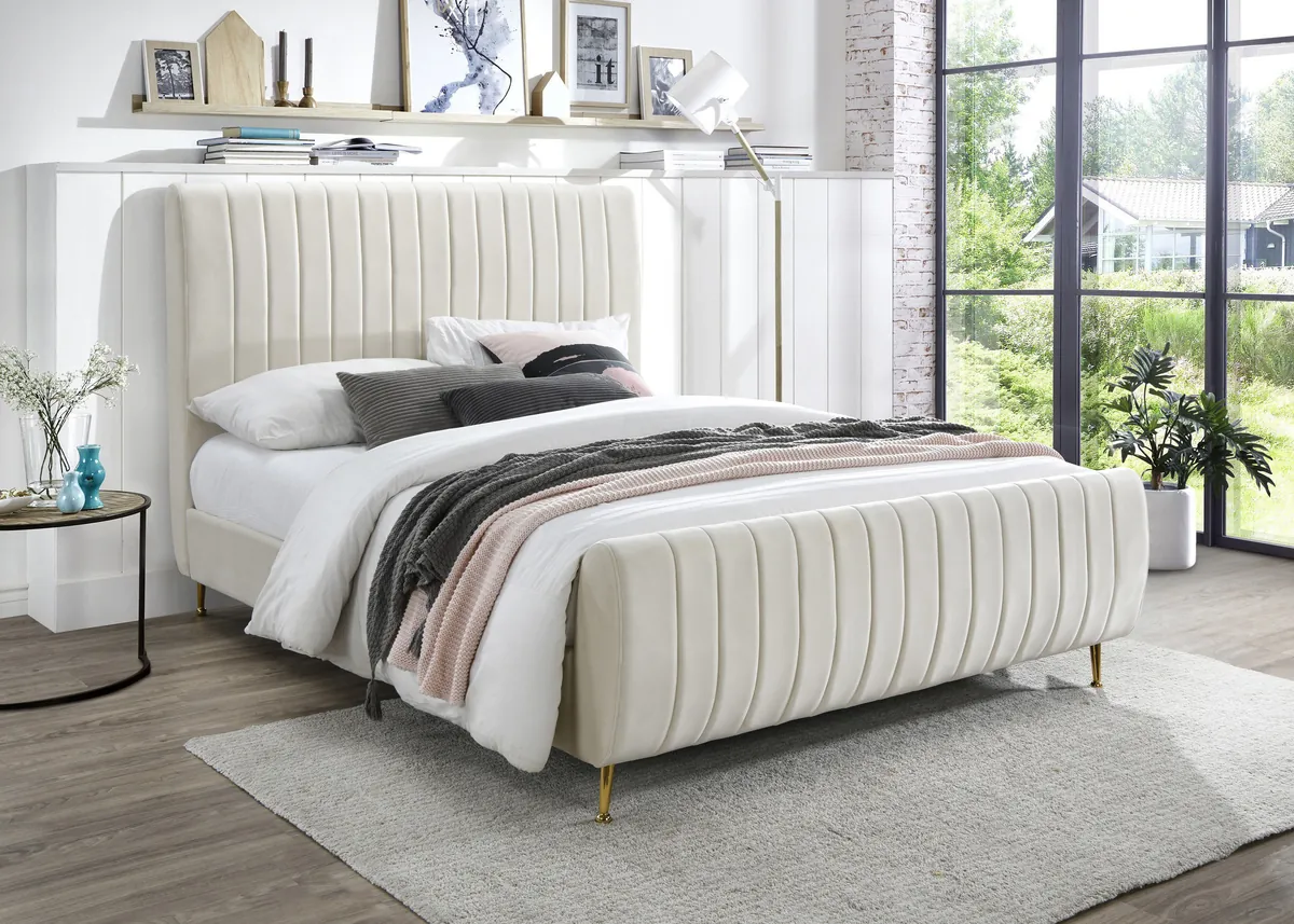 Zara - Full Bed - Cream - View 2