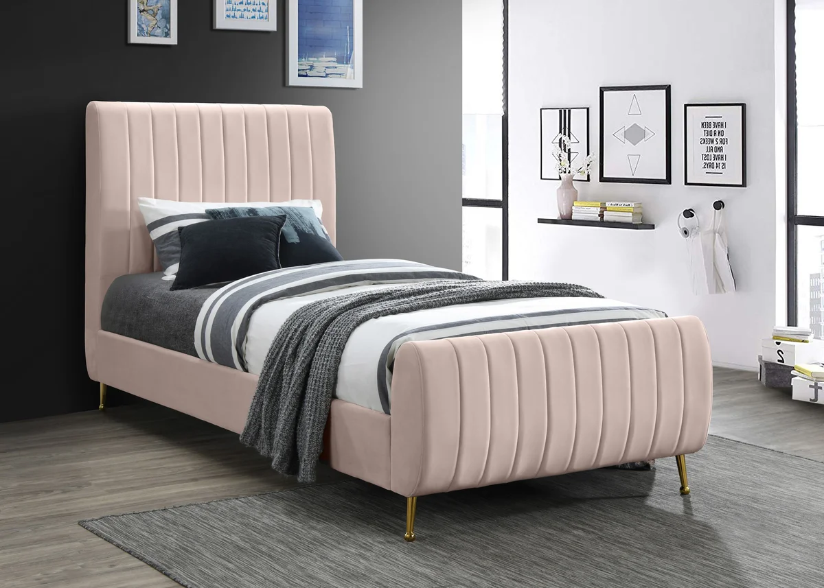 Zara - Twin Bed - Pink - View 2