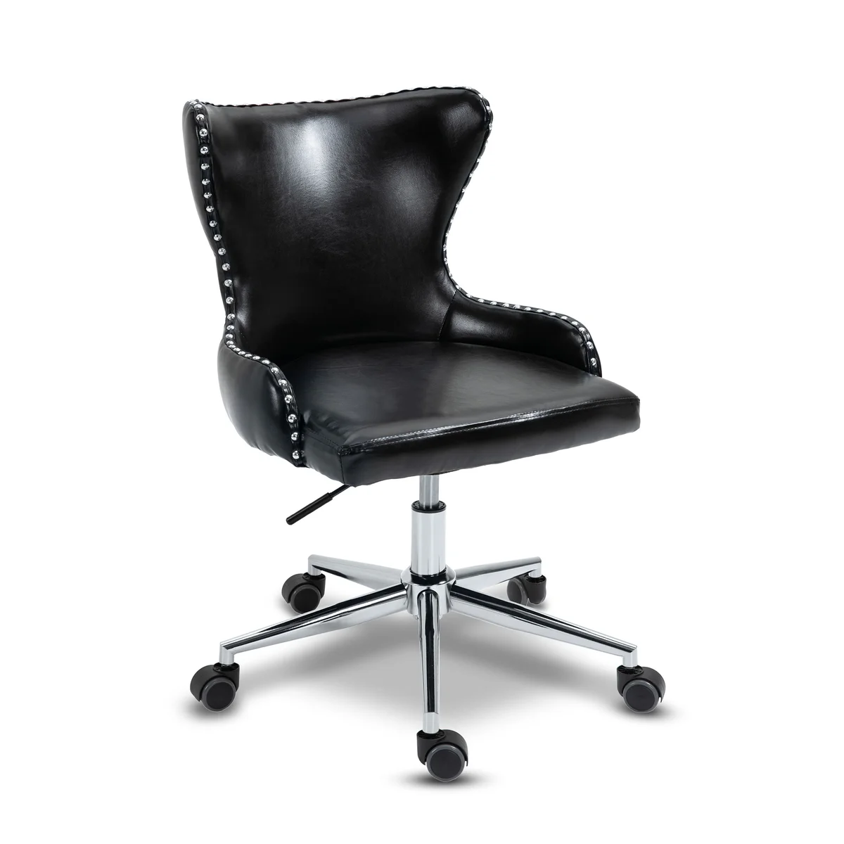 Hendrix - Office Chair - Black - Faux Leather