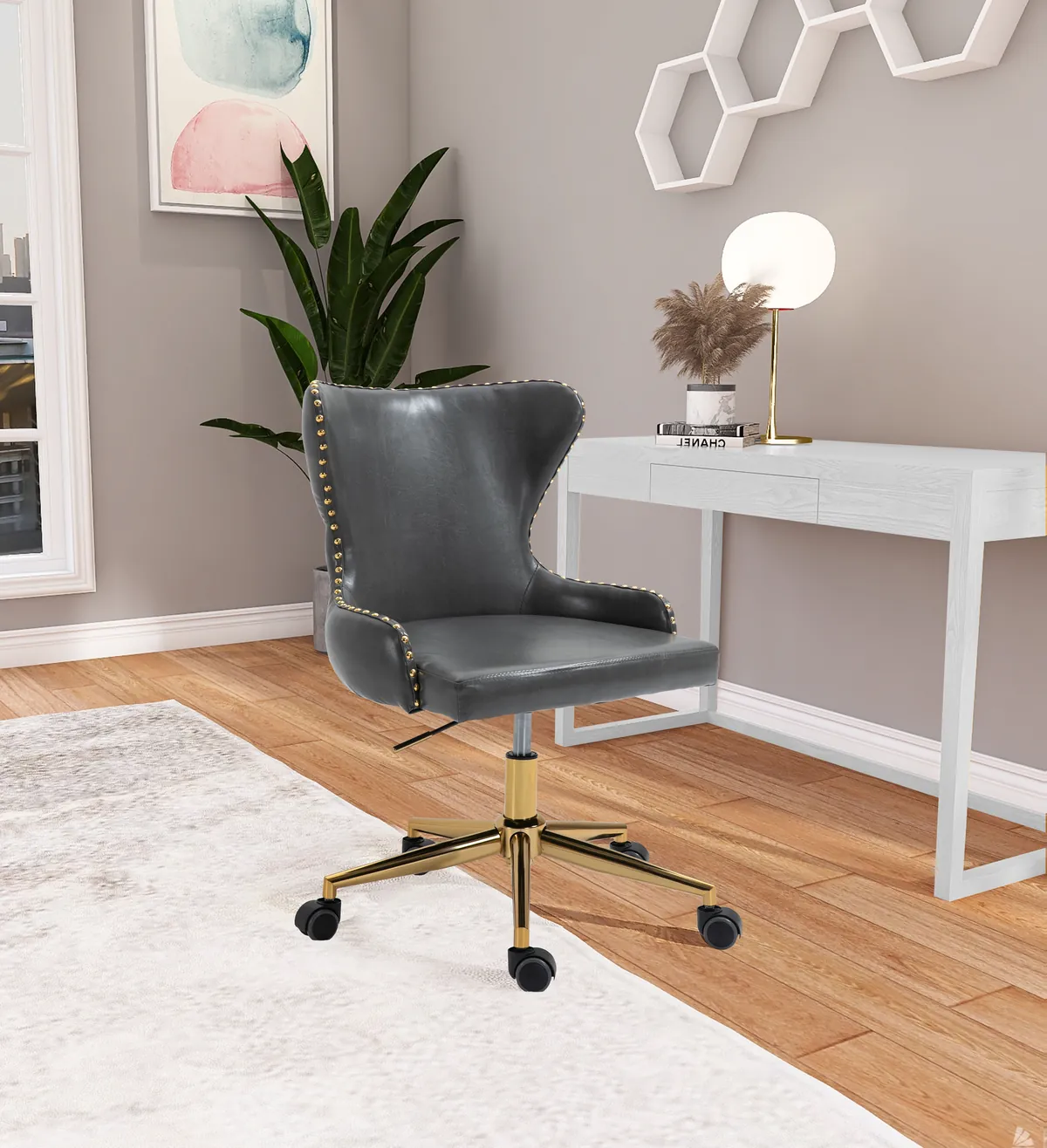 Hendrix - Office Chair - Gray - View 2