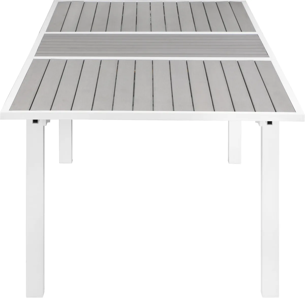 Nizuc - Outdoor Patio Extendable Dining Table - Light Gray