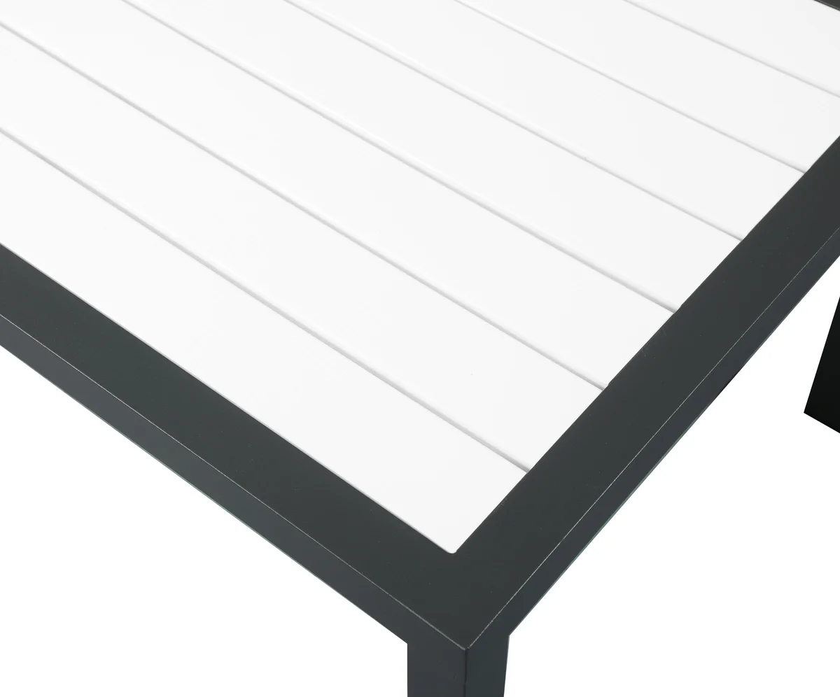 Nizuc - Outdoor Patio End Table - White