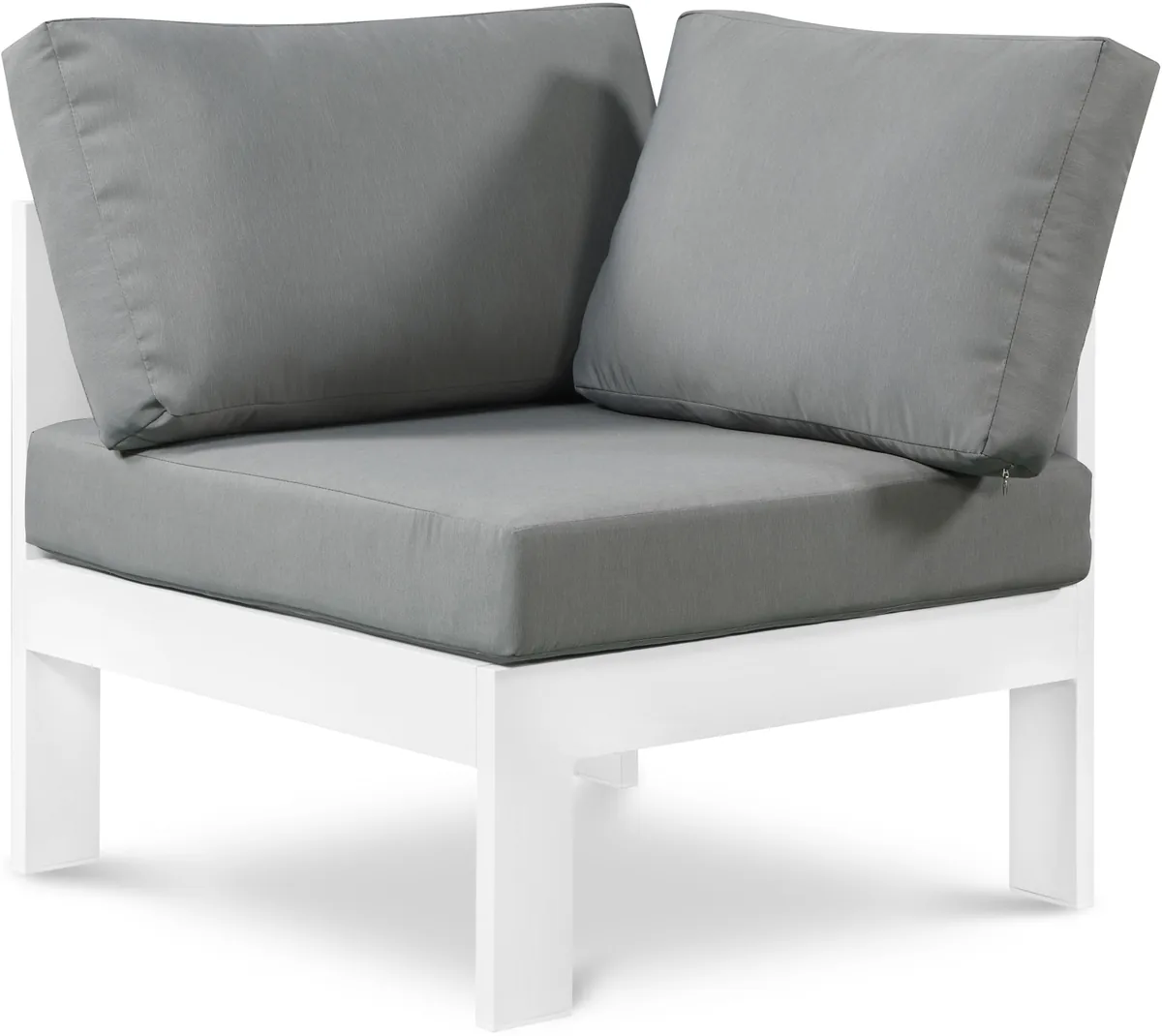 Nizuc - Outdoor Patio Corner Chair - Gray