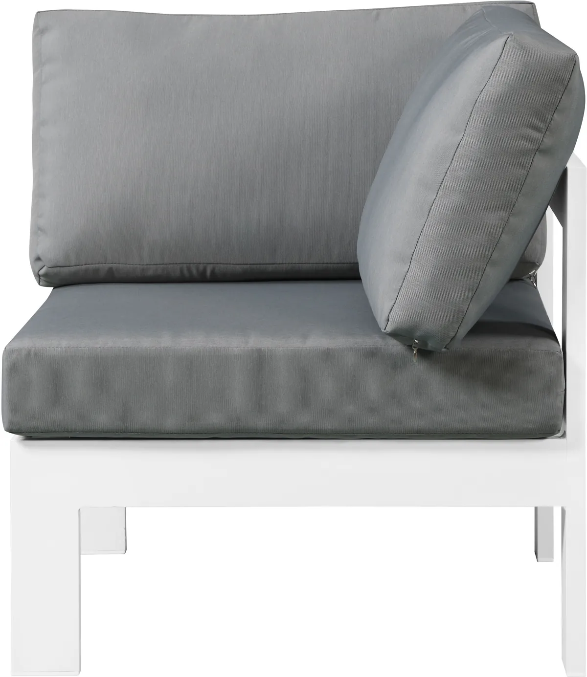Nizuc - Outdoor Patio Corner Chair - Gray