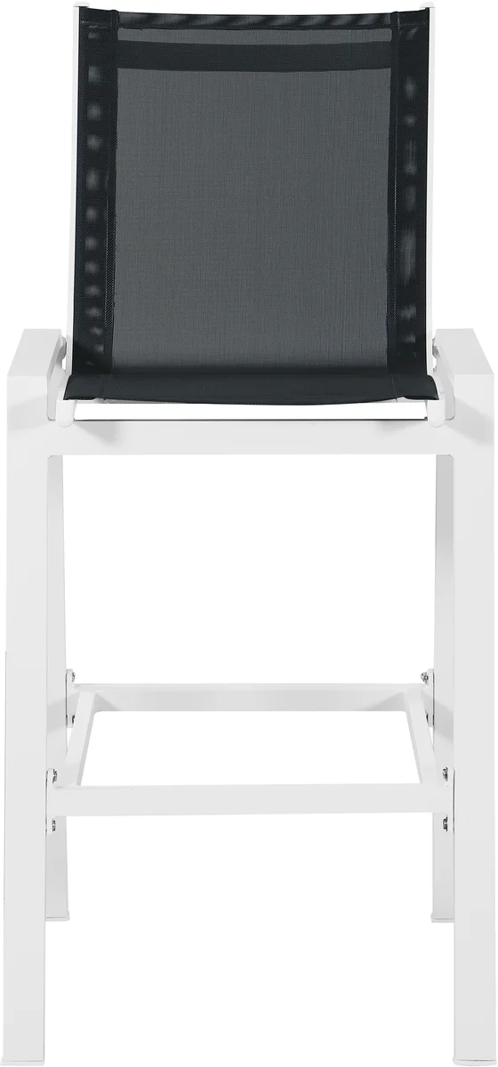 Nizuc - Outdoor Patio Barstool (Set of 2) - Black