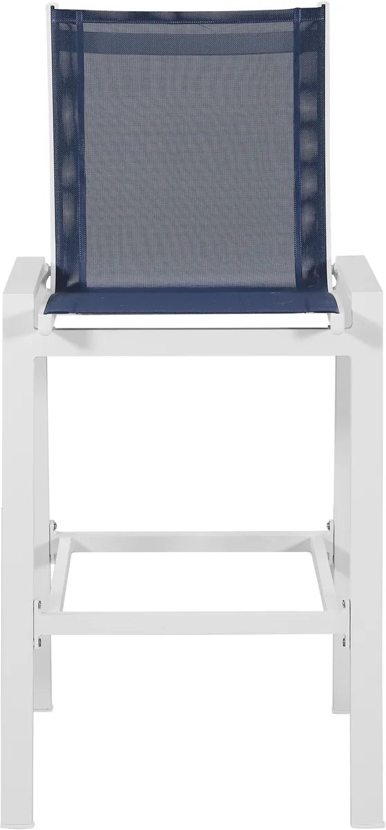Nizuc - Outdoor Patio Barstool (Set of 2) - Navy