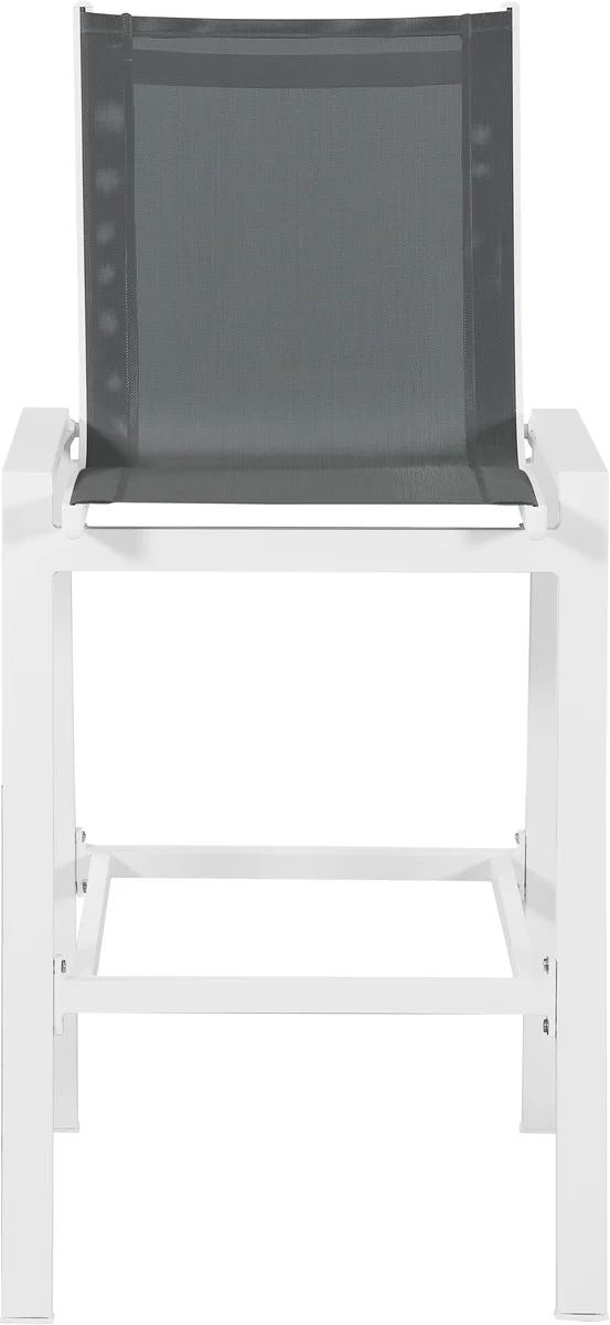 Nizuc - Outdoor Patio Barstool (Set of 2) - Gray