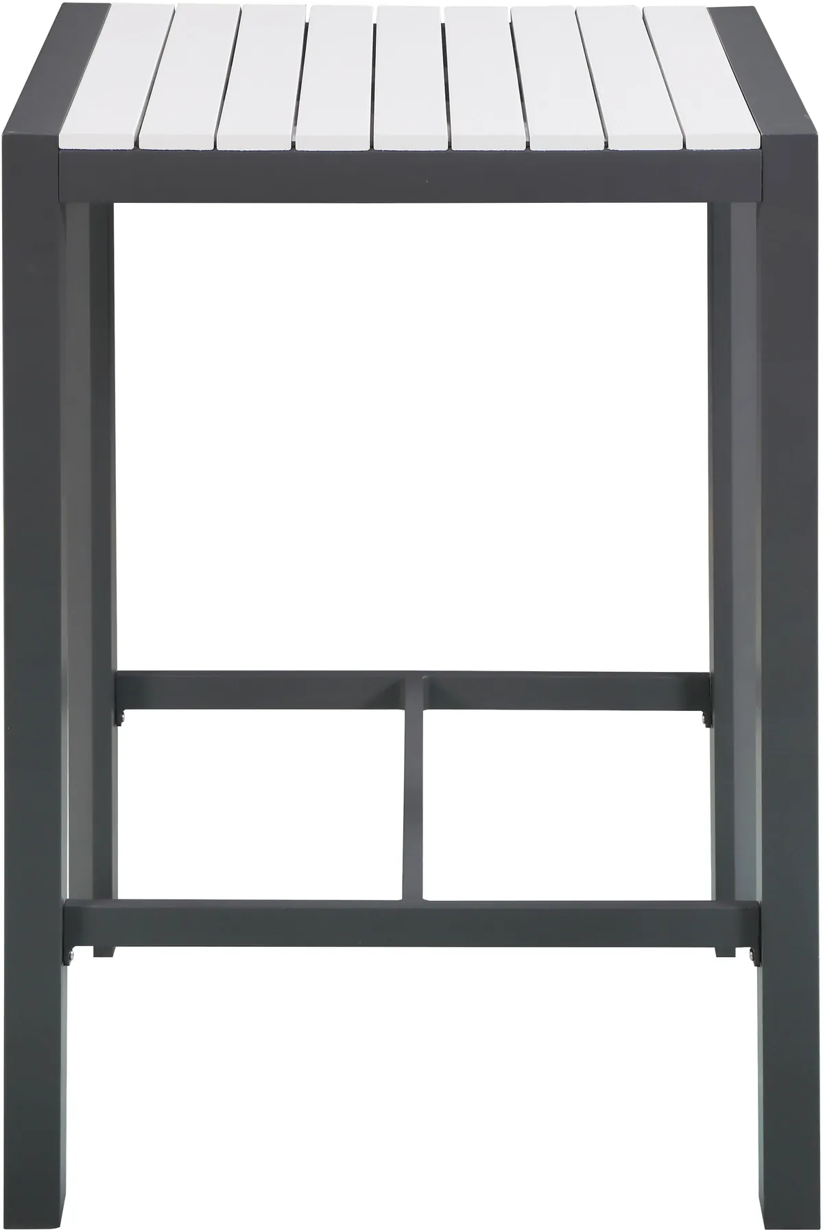 Nizuc - Outdoor Patio Square Bar Table - White