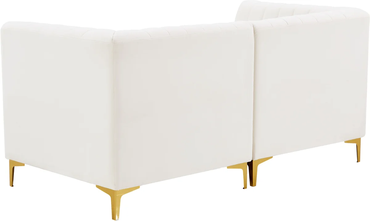 Alina - 2 Piece Modular Sectional - Cream