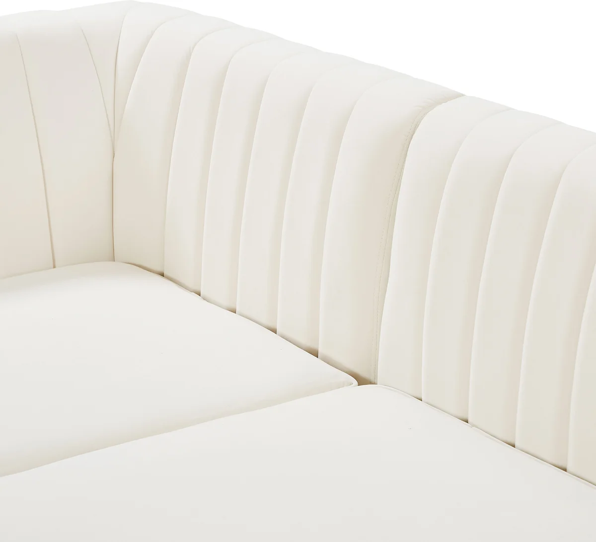 Alina - 5 Piece Modular Corner Sectional - Cream
