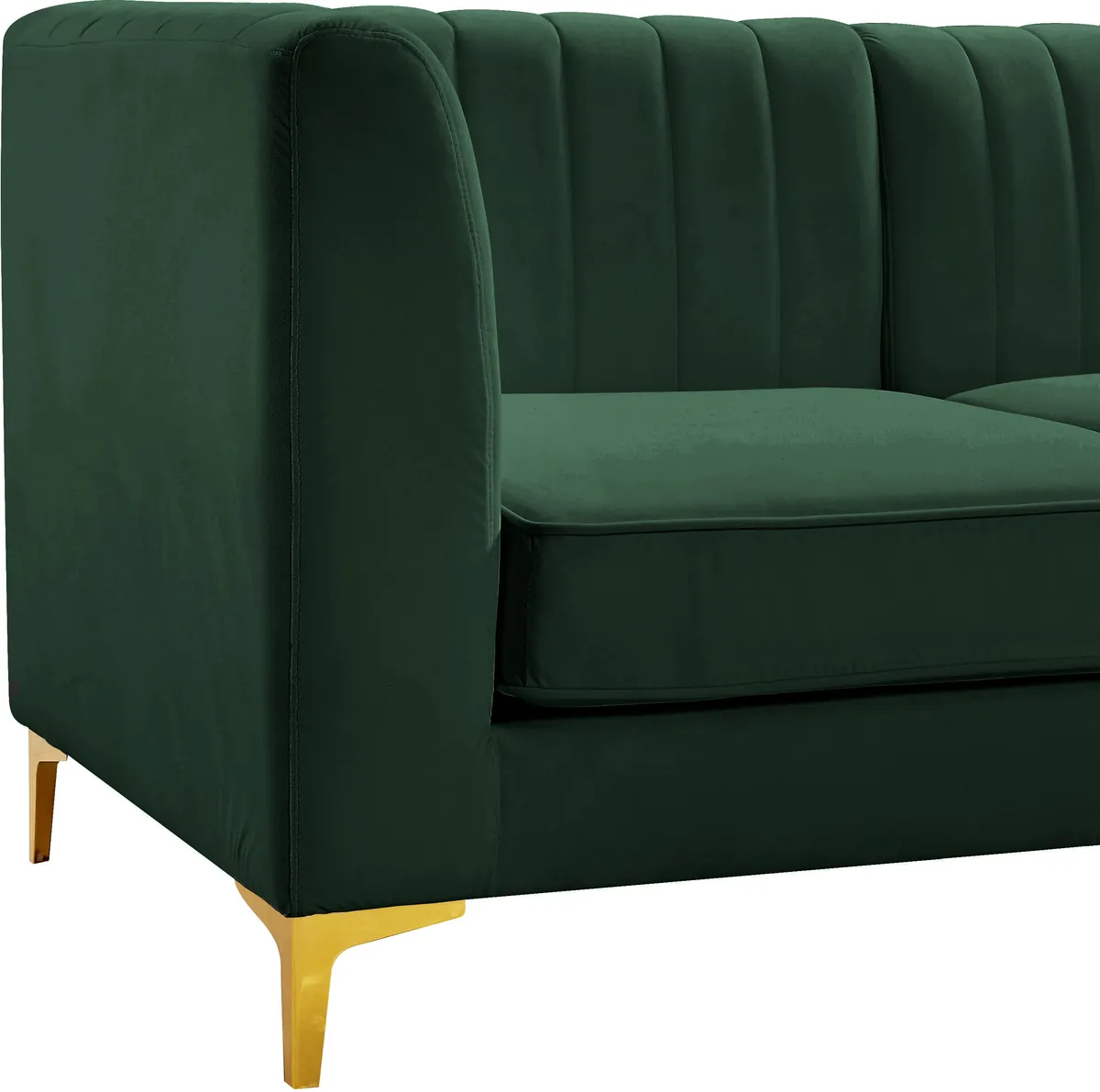 Alina - Armless Chair - Green
