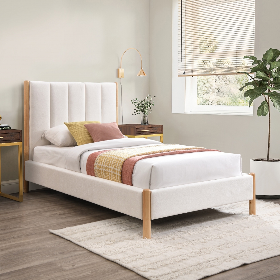 Kona - Twin Bed - Cream