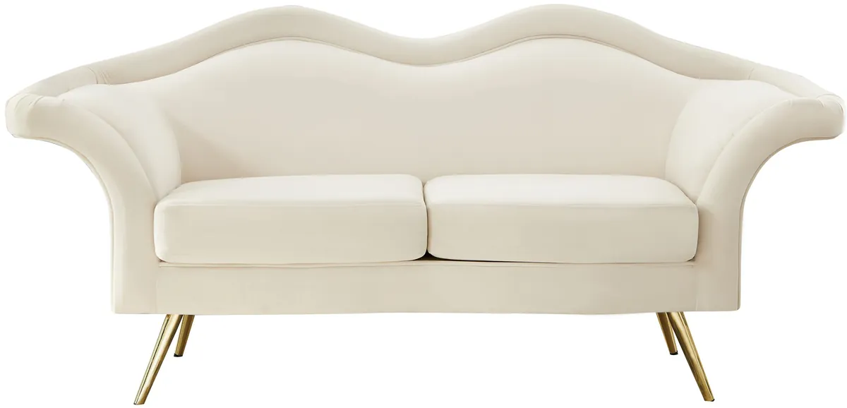 Lips - Loveseat - Cream