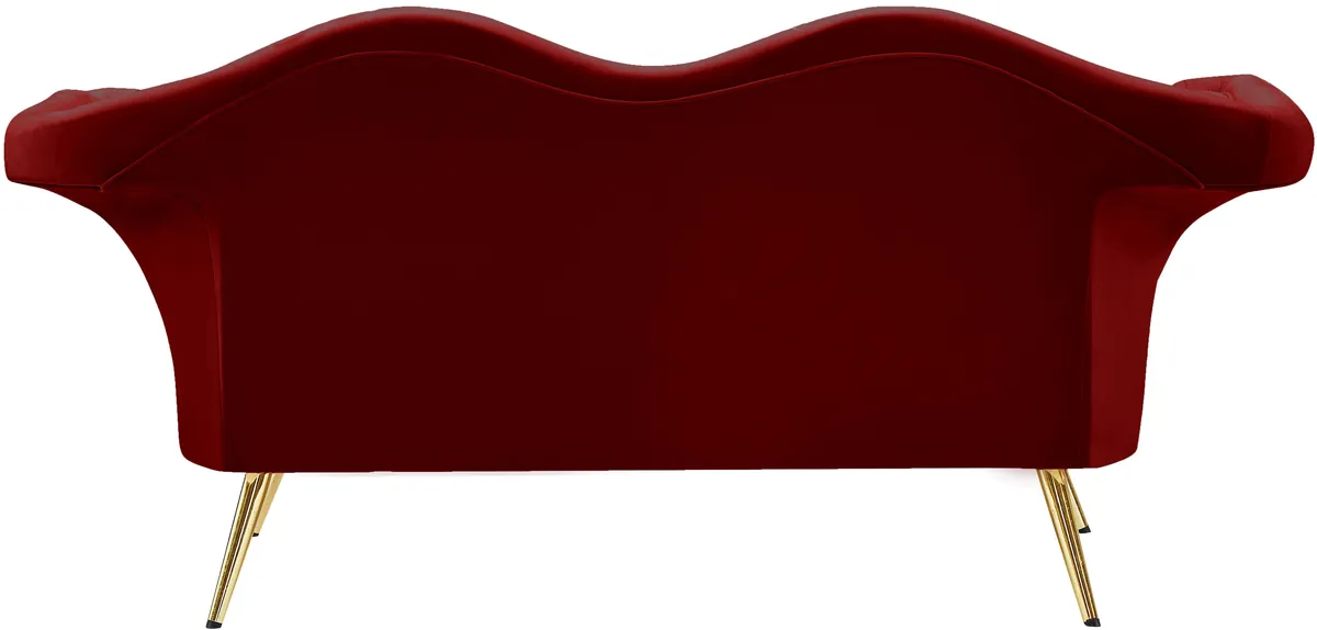 Lips - Loveseat - Red