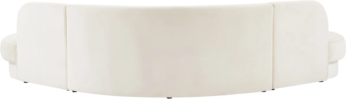 Rosa - 3 Piece Sectional - Cream