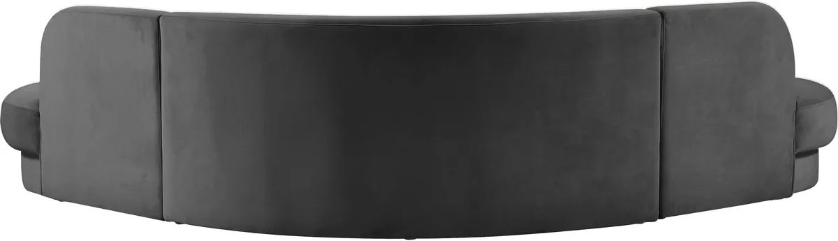 Rosa - 3 Piece Sectional - Gray