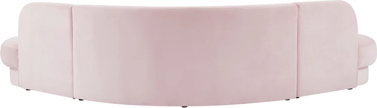 Rosa - 3 Piece Sectional - Pink