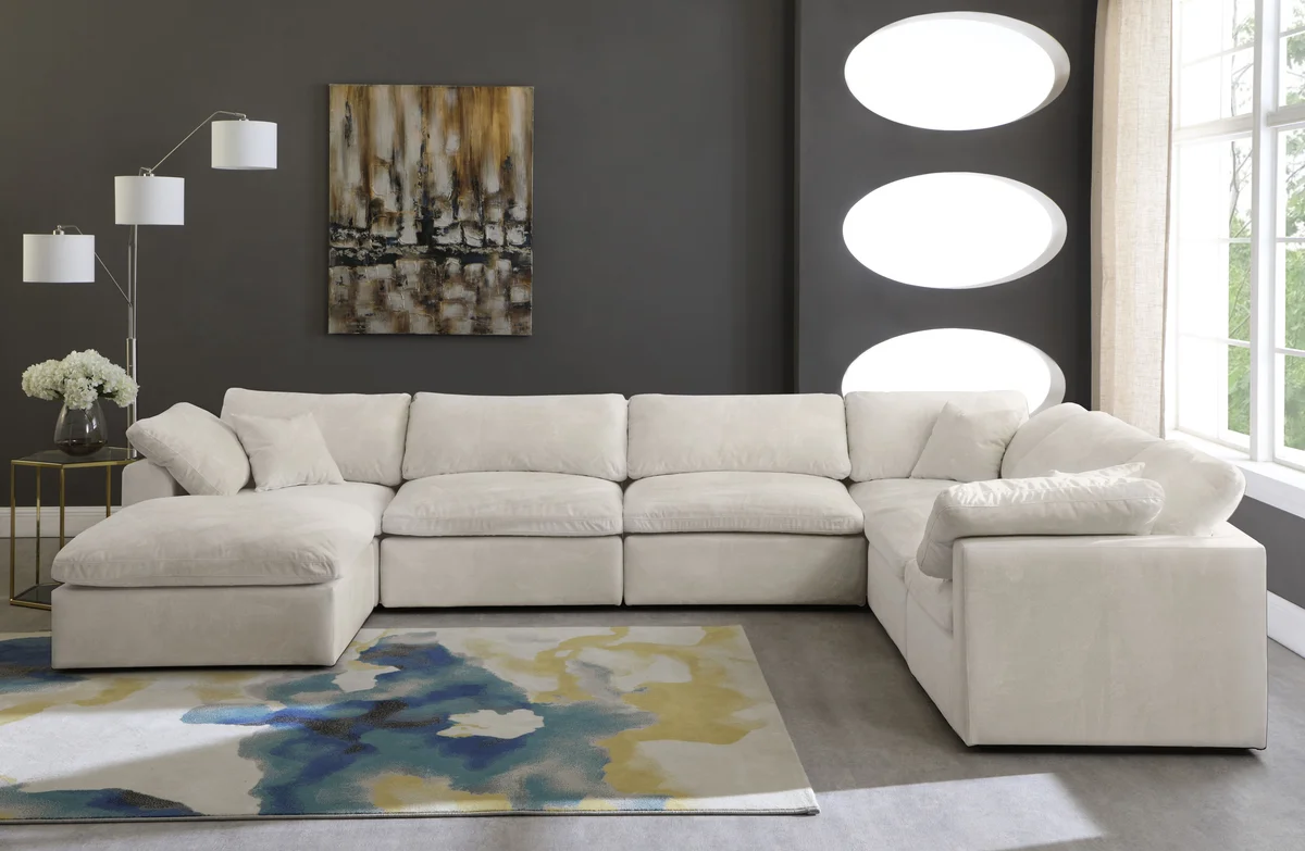 Cozy - 7 Piece Modular Sectional - Beige