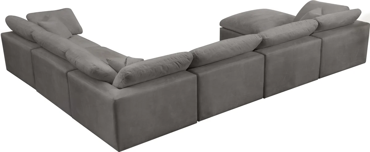 Cozy - 7 Piece Modular Sectional - Gray