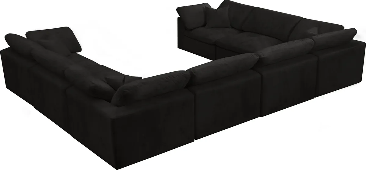Cozy - 8 Piece Modular Sectional - Black