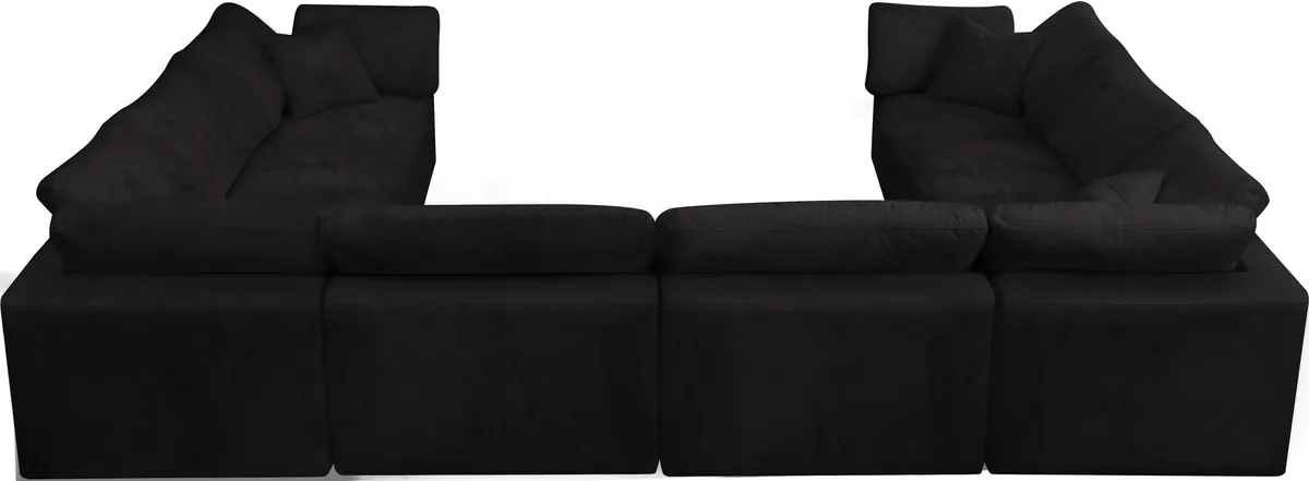Cozy - 8 Piece Modular Sectional - Black