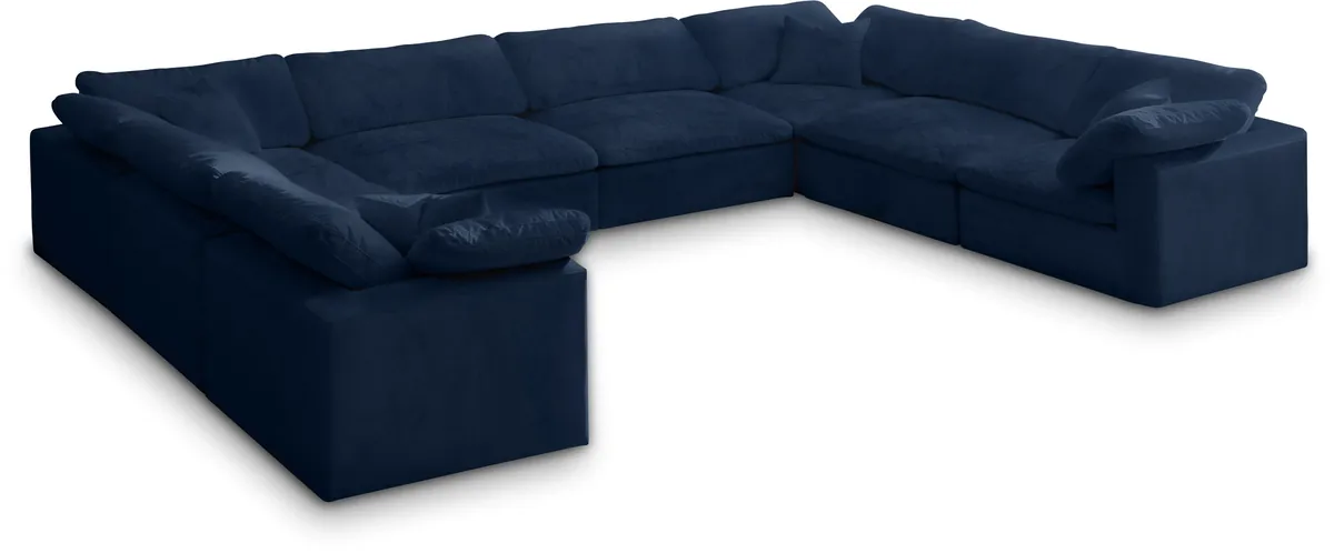 Cozy - 8 piece Modular Sectional - Navy